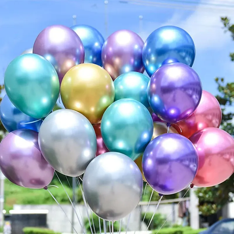 10 inch chrome ballonnen
