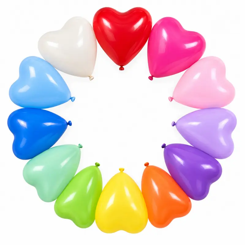 10 inch hart latex ballonnen