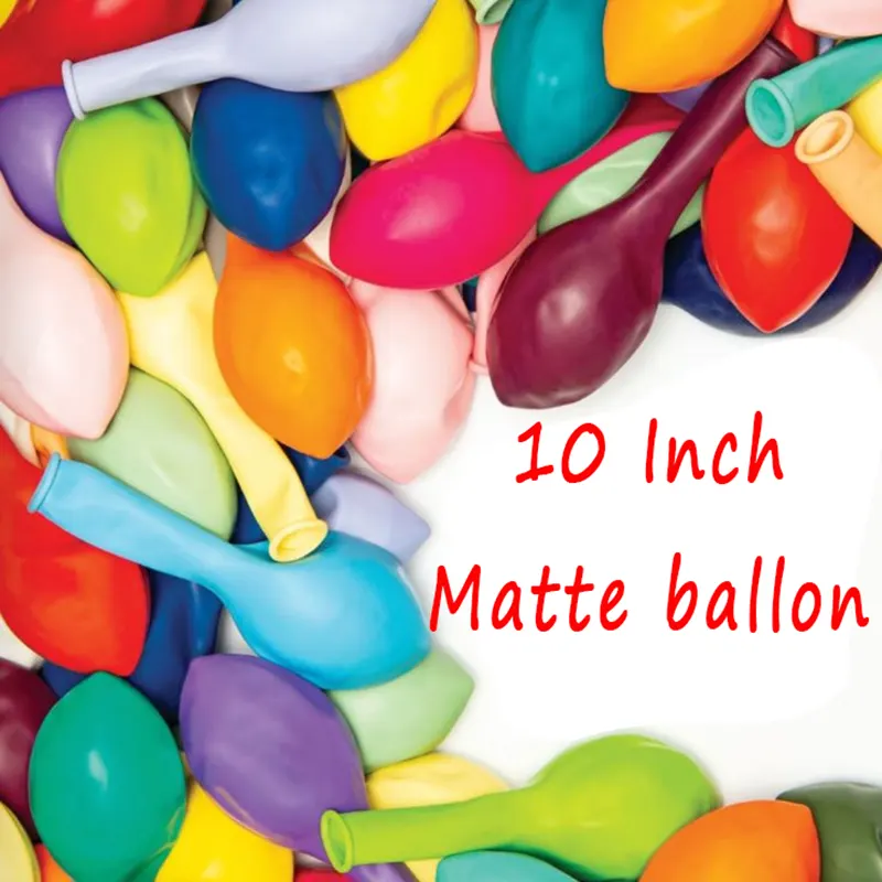 10 inch matte ballonnen