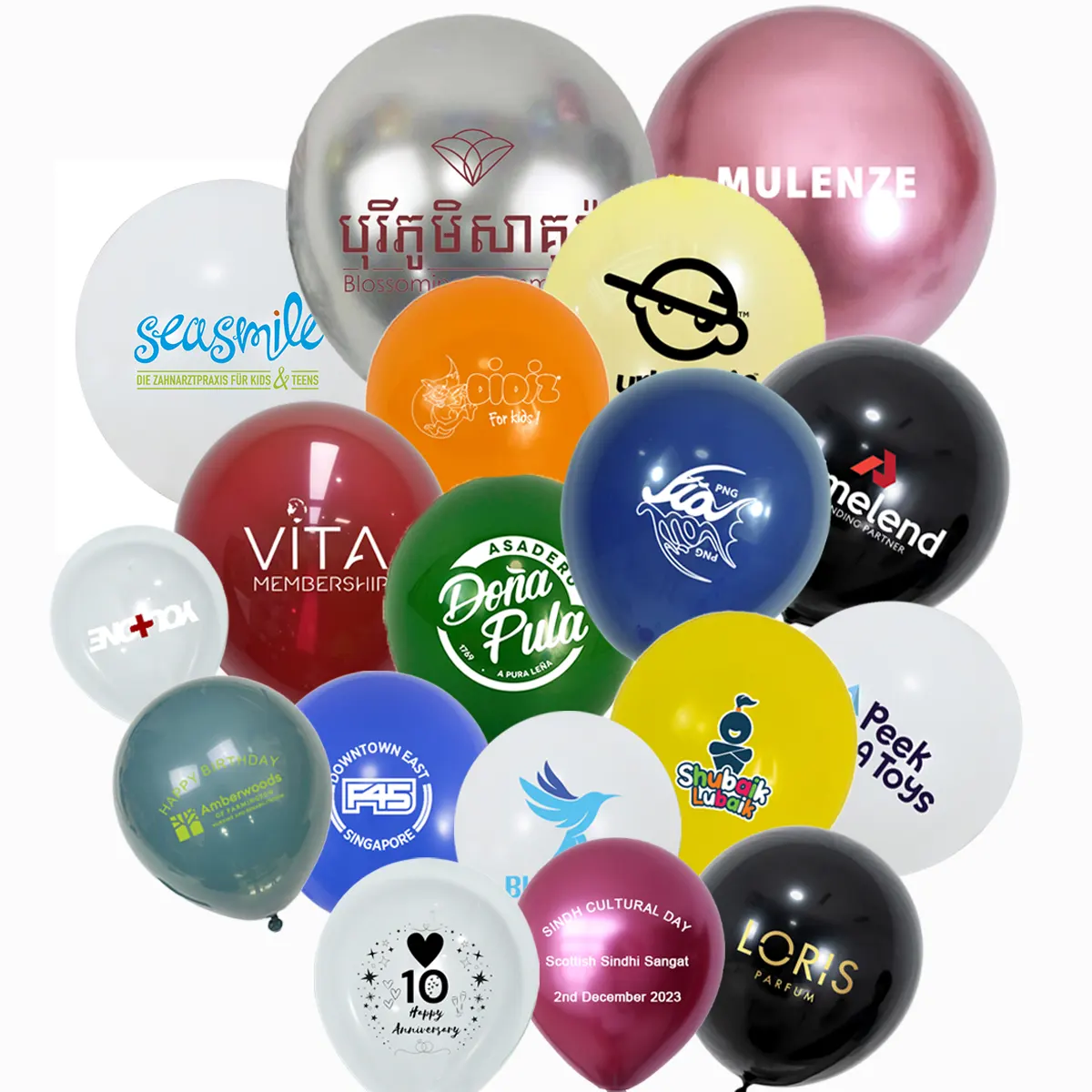 Aangepaste bedrukte latex ballon