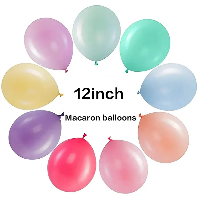 12 inch macaron latex ballonnen