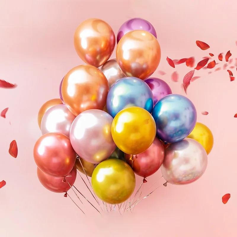 12 inch metalen latex ballon