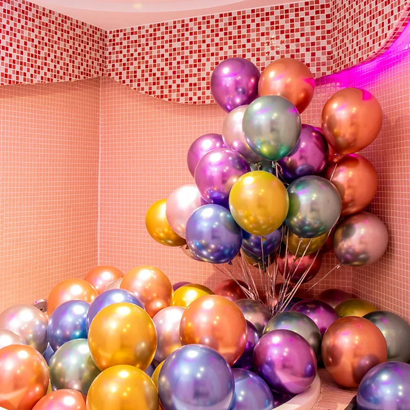 18 inch metallic latex ballon