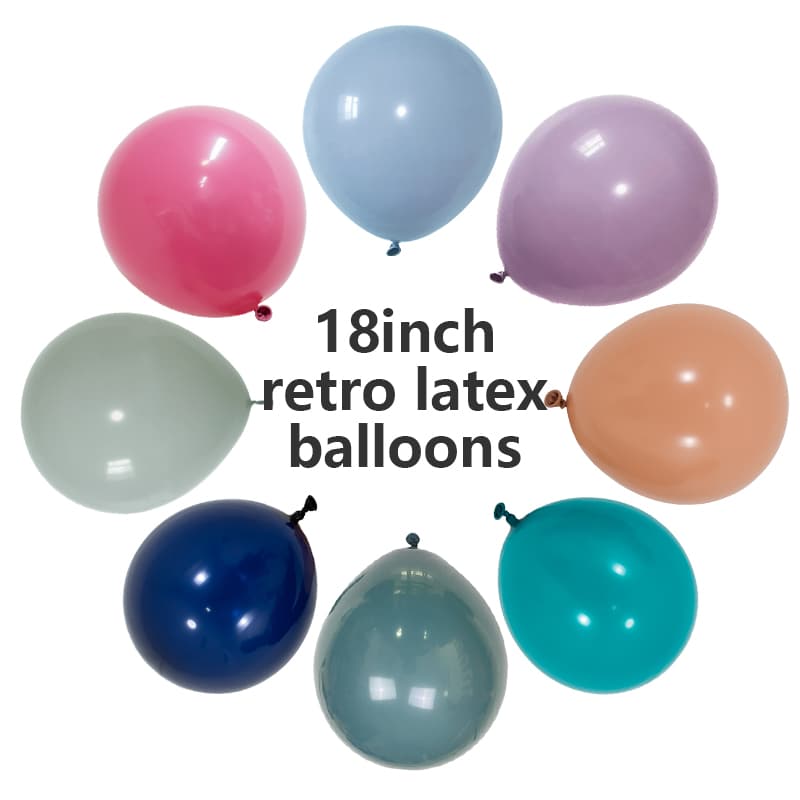 18 inch retro latexballonnen