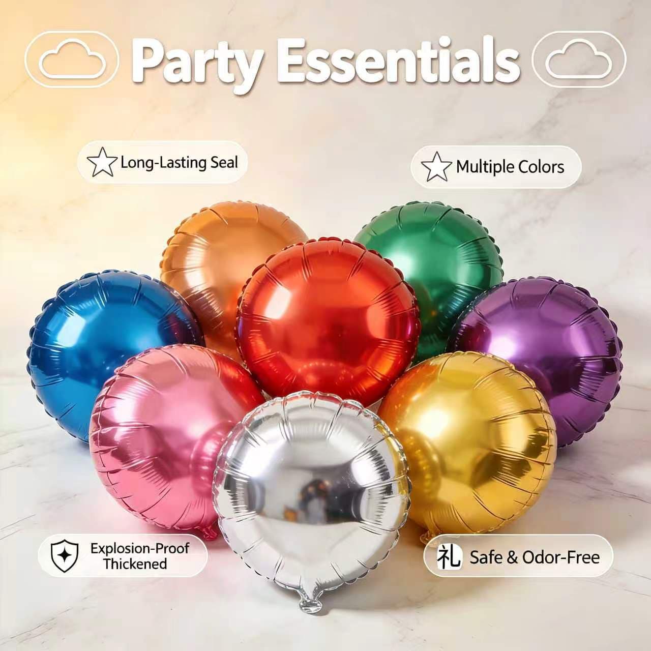 18 inch ronde folie Mylar-ballonnen
