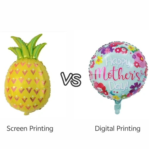 Zeefdruk versus digitaal printen: wat beter is voor folieballonnen