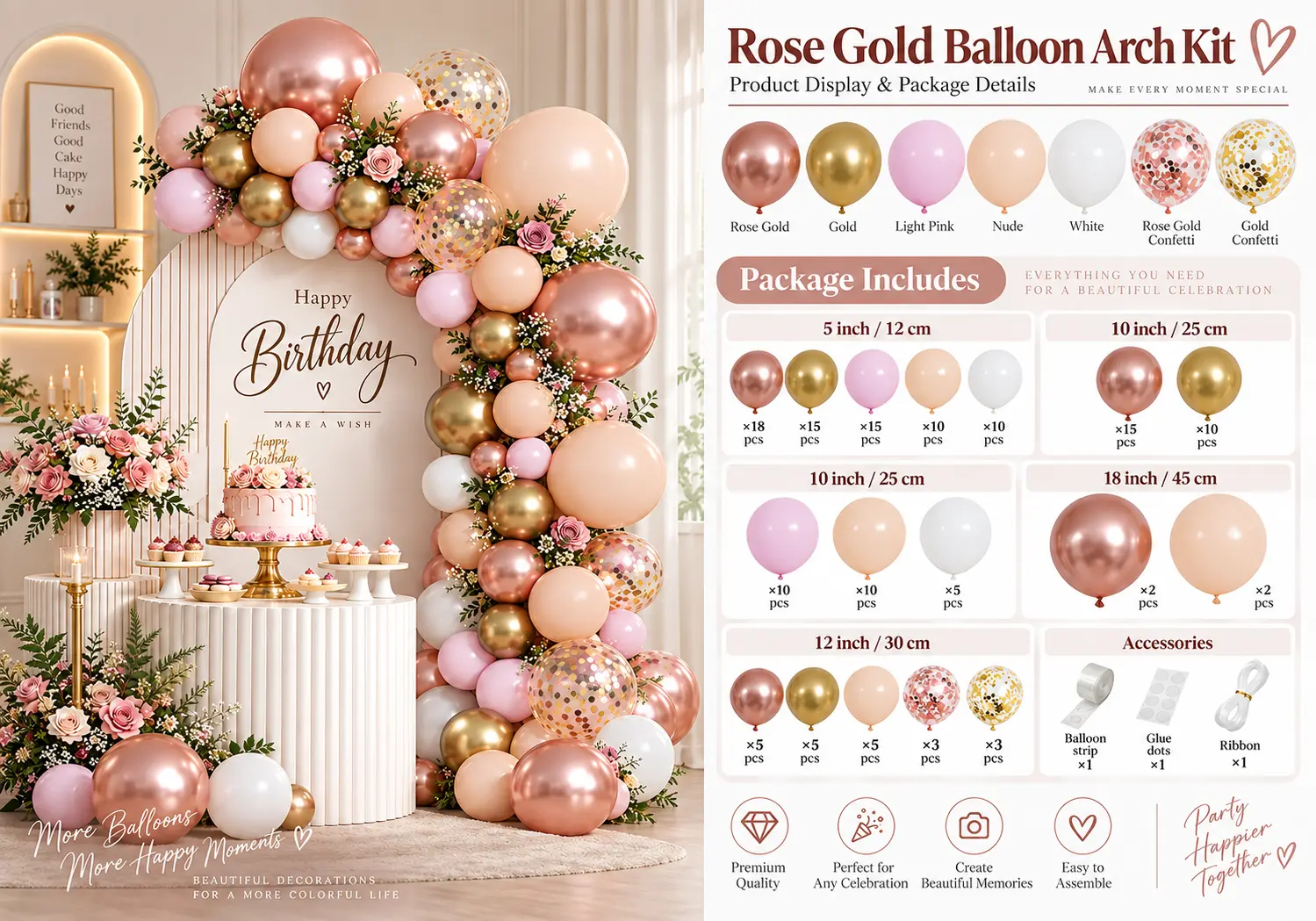 Ballonboogsets Groothandel: wat een complete set inhoudt