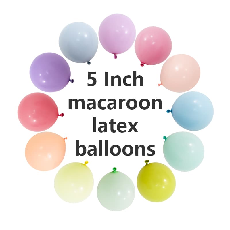 5 inch Macaron-latexballonnen