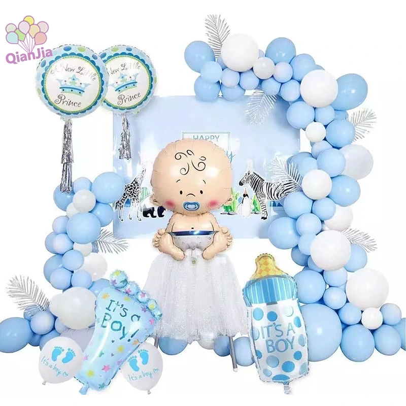 Kit met ballonboog voor babyshowers en folieballon