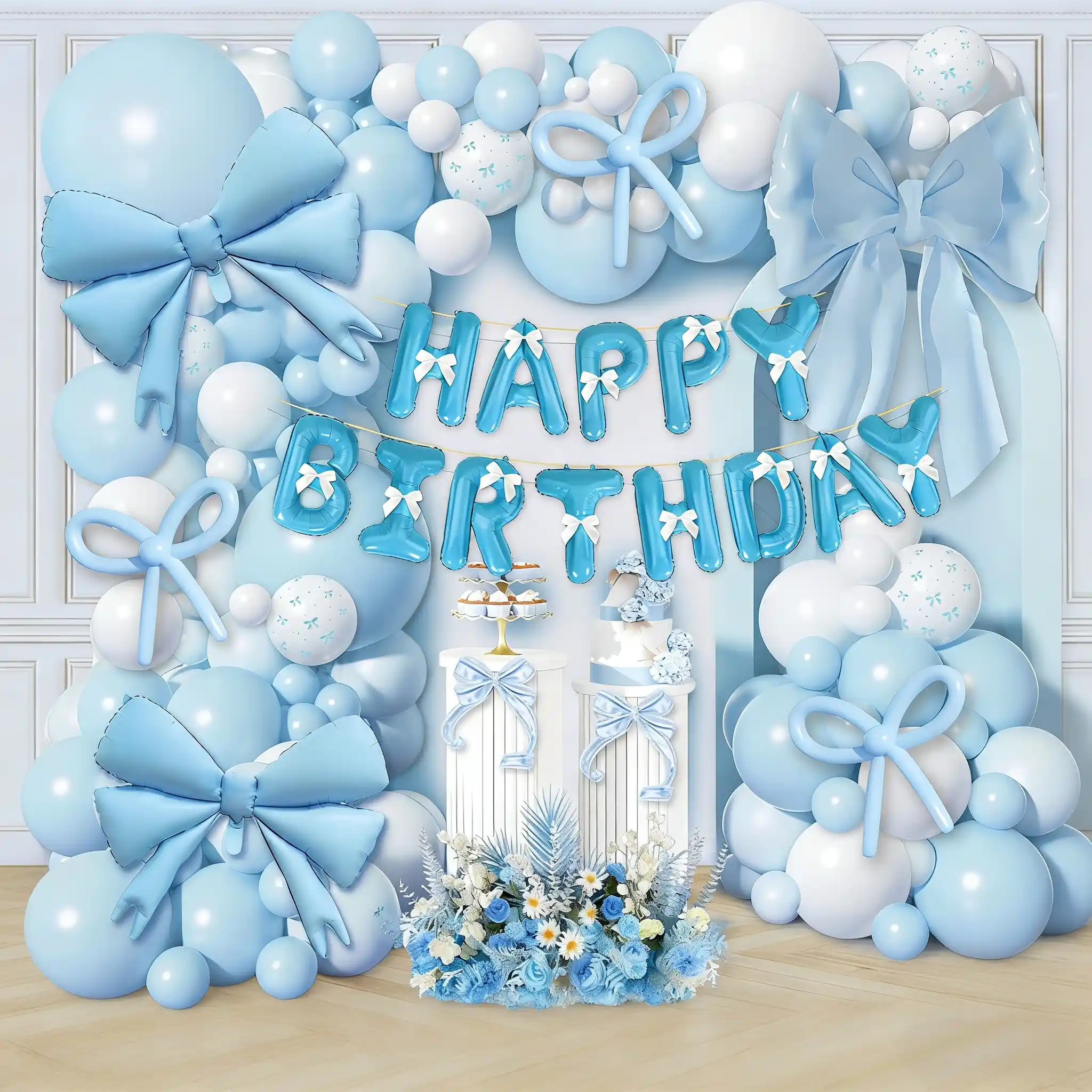 Ballonnenboog met strikthema