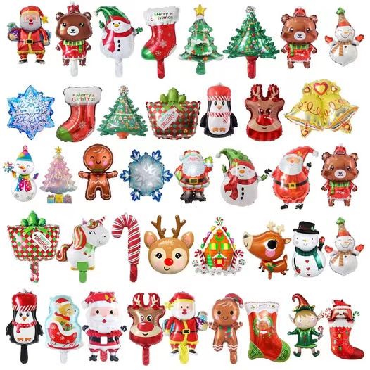 Folieballonsets voor Kerstmis