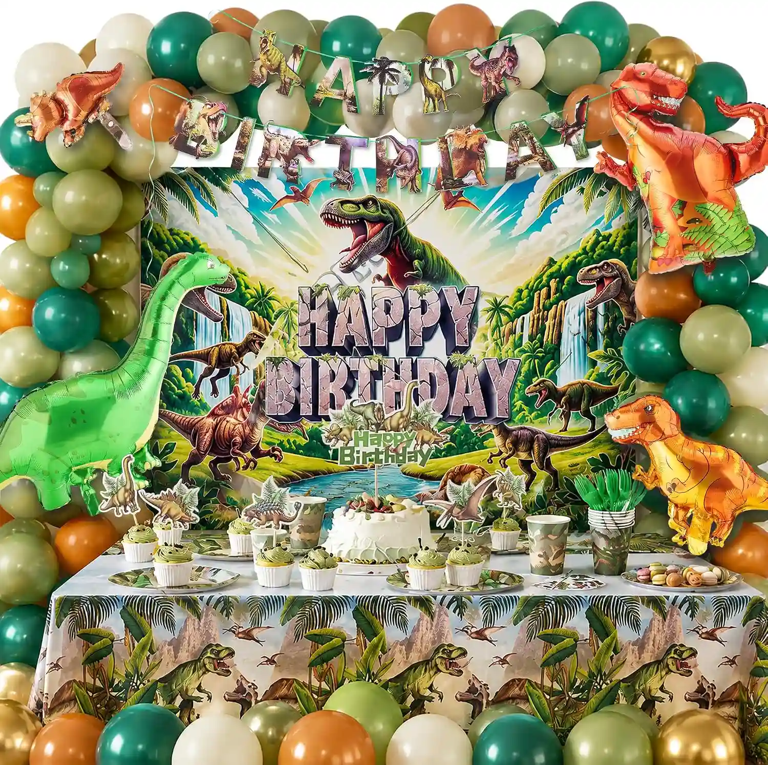 Dinosaurus verjaardagsballondecoraties