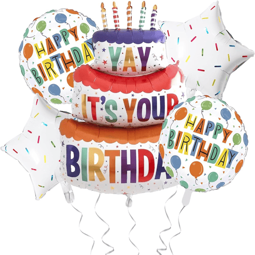 Folieballon verjaardagsset