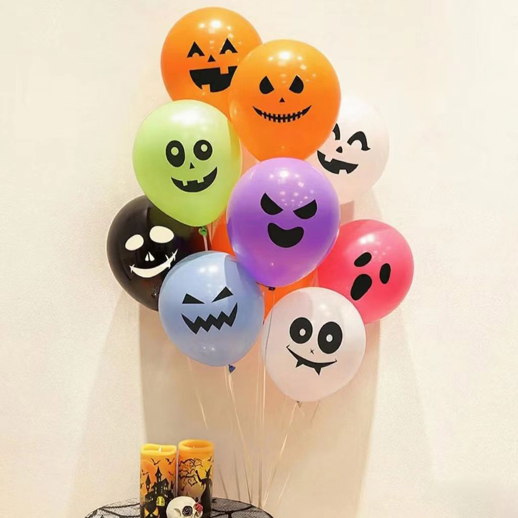 Halloween Ghost Face Gedrukte ballon