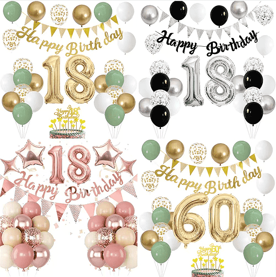 Gelukkige verjaardag ballonnen