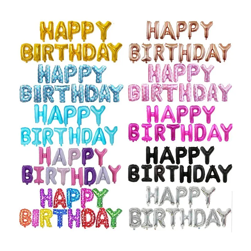 Happy Birthday Foil -ballonnen