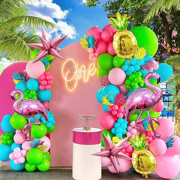 Ballonslingerset met Hawaiiaans thema