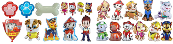 Paw patrol foil balloon
