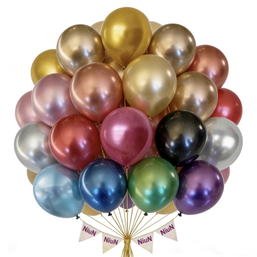 Metallic kleur ballonnen kleine sets