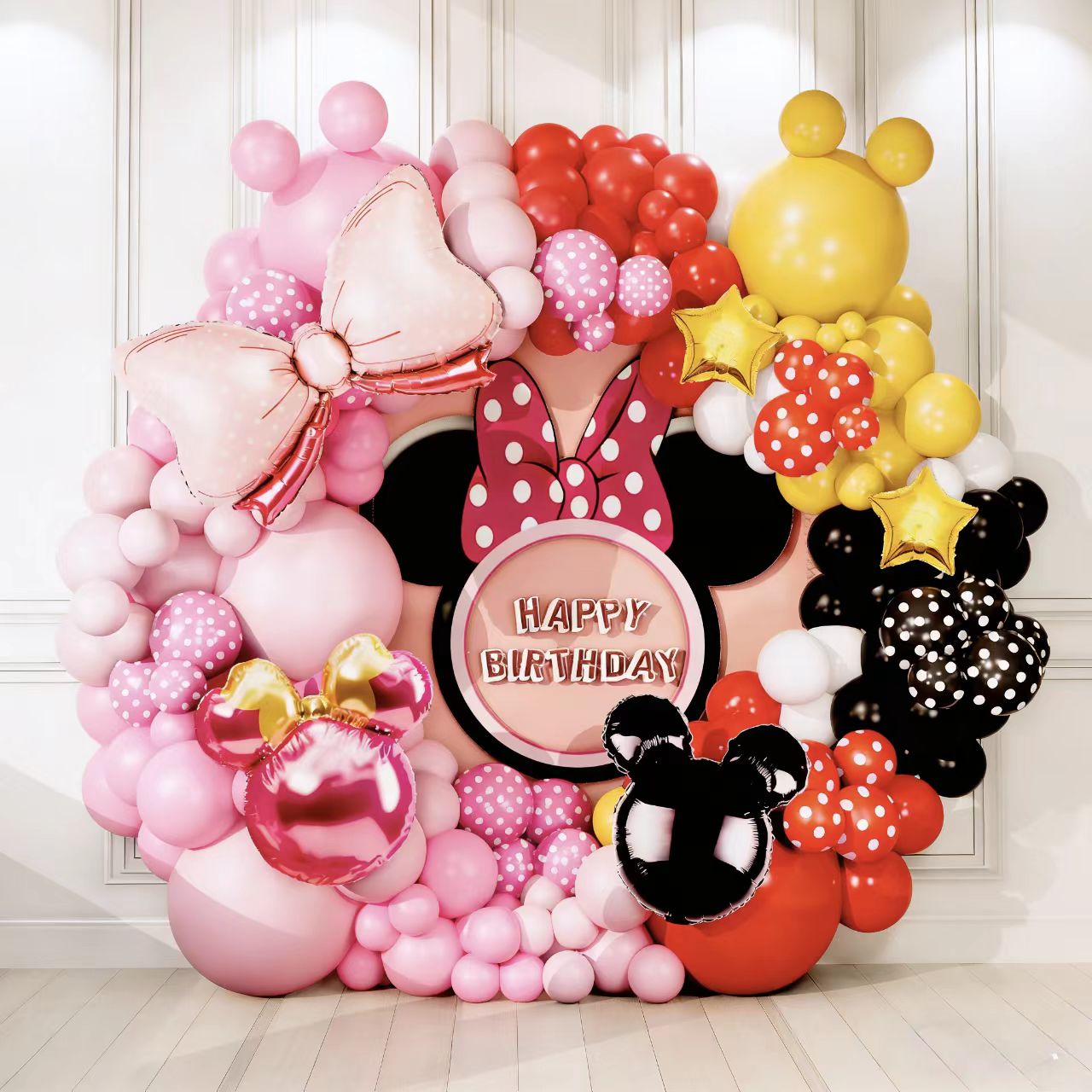 Ballonboog van Mickey en Minnie