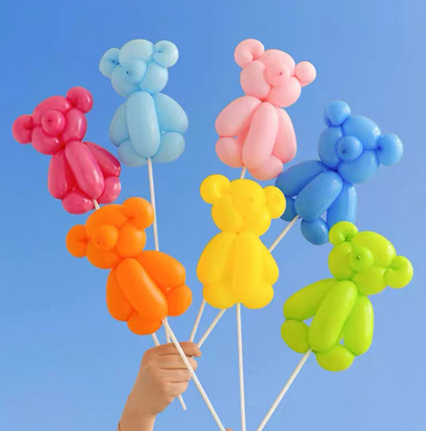 Modellering van latex ballonnen