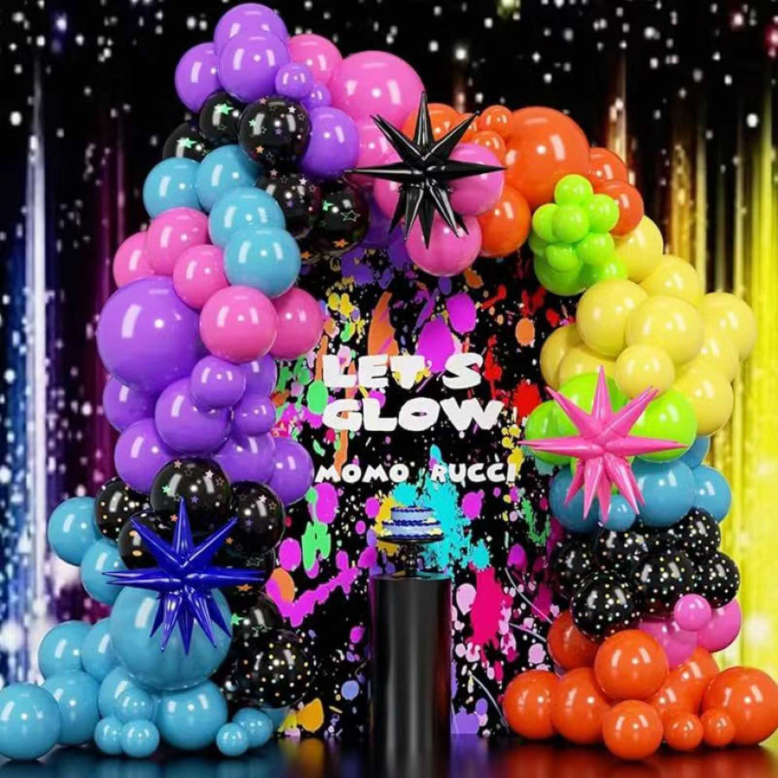 Neon ballonboog
