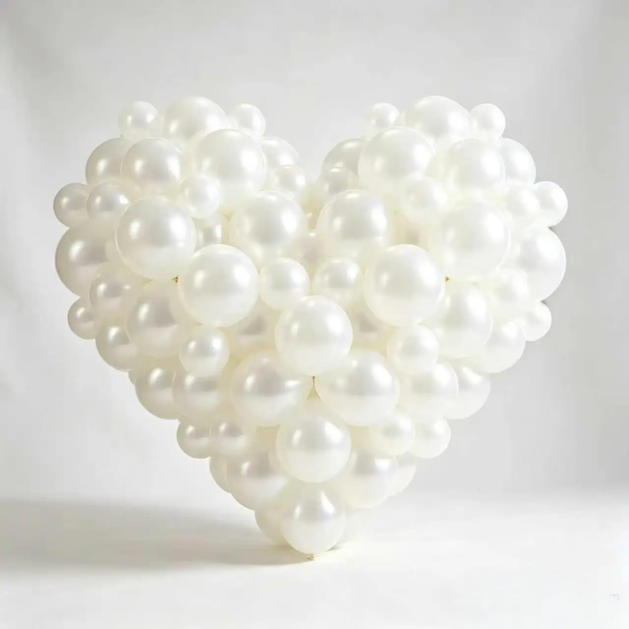 Parelwitte ballonnen