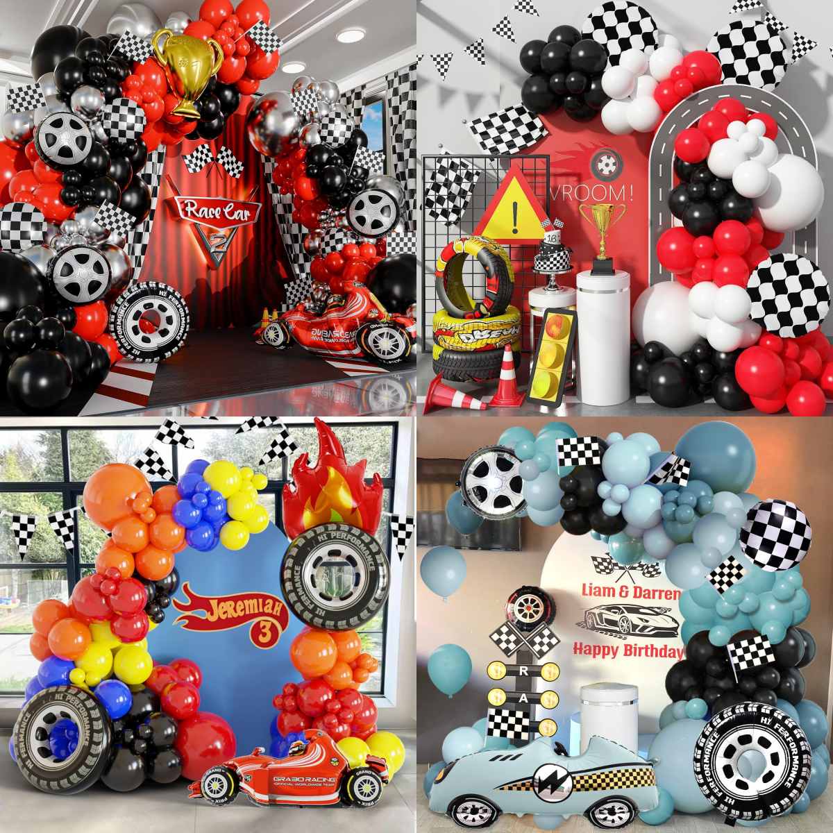 Racing Car Ballon Arch Kit