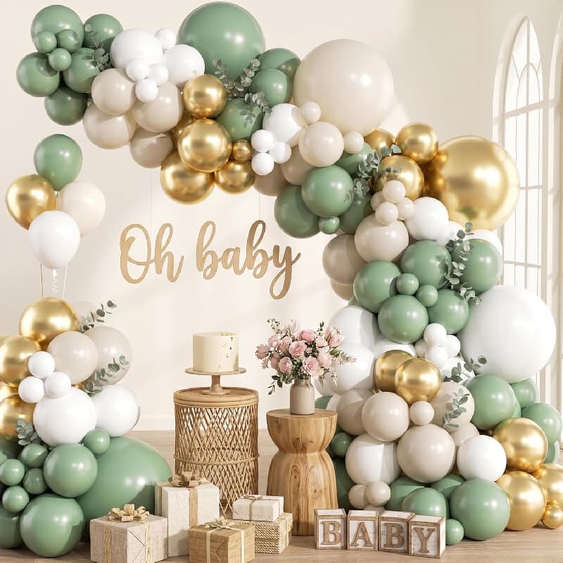 Salie groene ballon slinger Kit