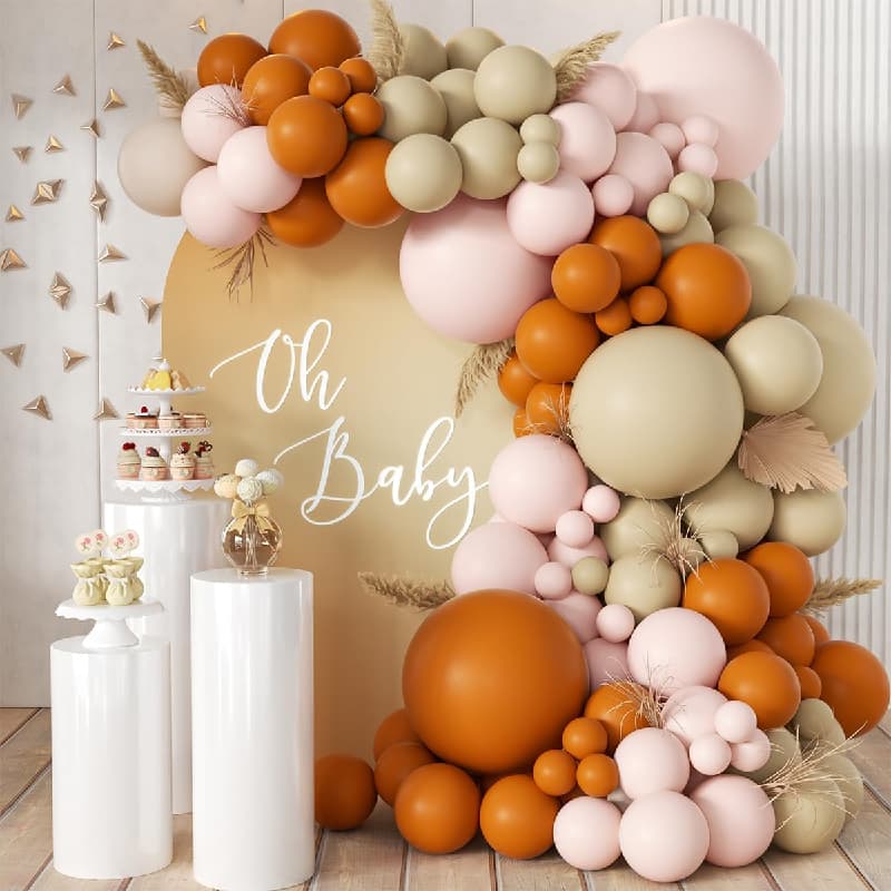 Terracotta ballonslingerset