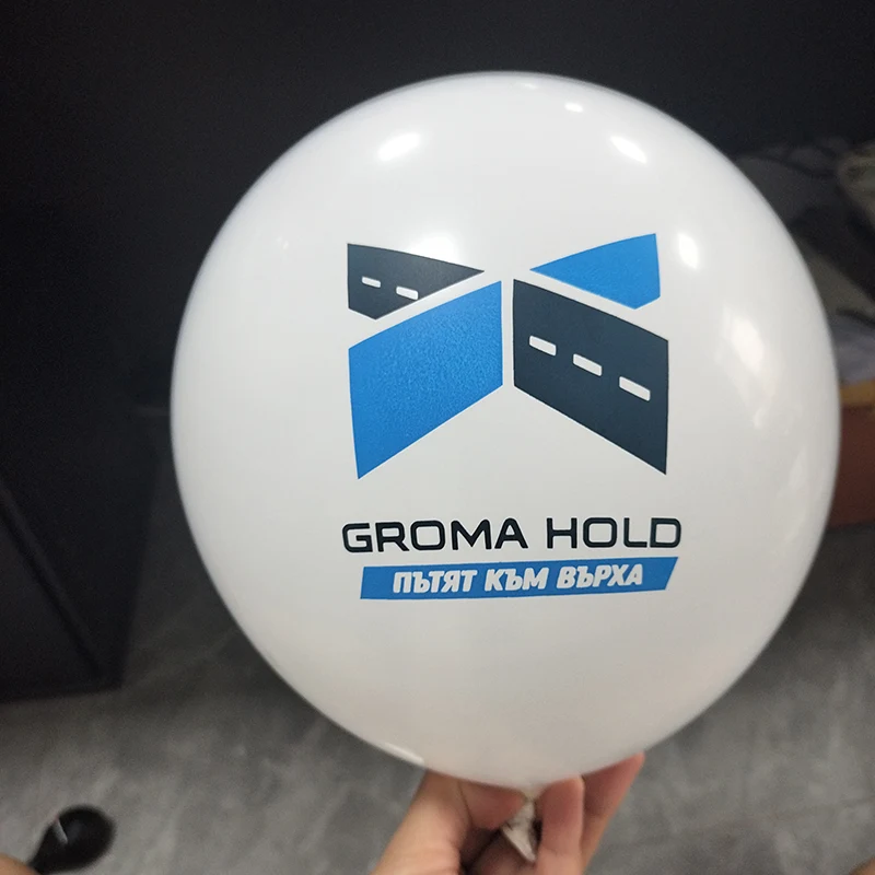Handelsmerk logo gedrukte ballonnen