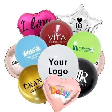 Handelsmerklogo bedrukte ballonnen