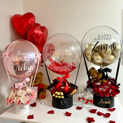 Boboballon voor Valentijnsdag